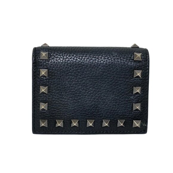 VALENTINOGARAVANI Rockstud - Black Dark Silver Leather Hardware 149-072925 - Picture 2 of 9